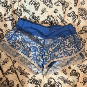 Lululemon Blue Running Shorts